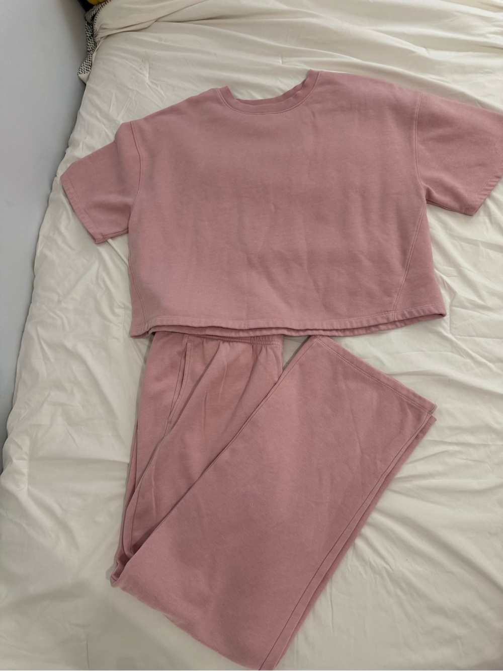 Womens Pink Cozy sweatsuit Set